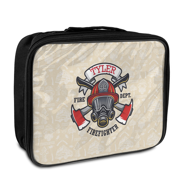 Custom Firefighter Insulated Lunch Bag (Personalized)