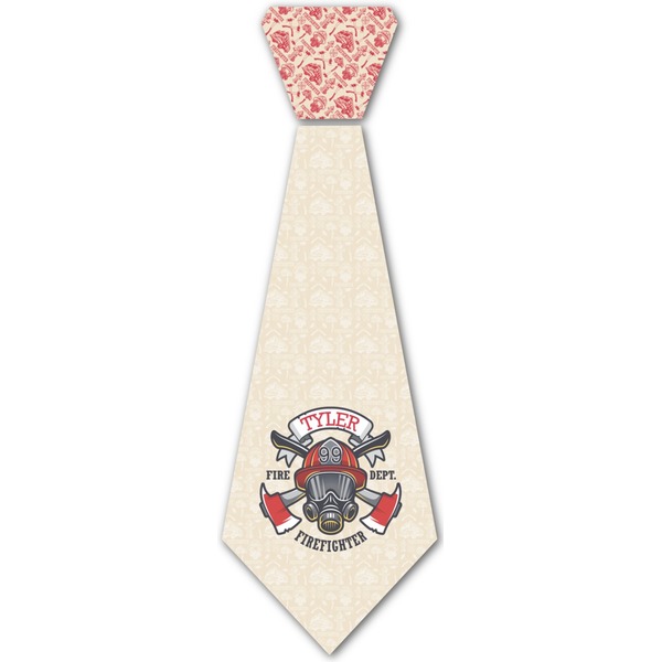 Custom Firefighter Iron On Tie (Personalized)