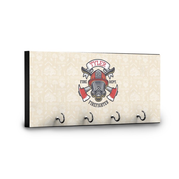 Firefighter Career Key Hanger - Front View with Hooks