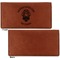 Firefighter Career Leather Checkbook Holder Front and Back Single Sided - Apvl
