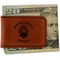 Firefighter Career Leatherette Magnetic Money Clip - Front