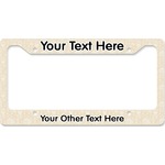 Firefighter License Plate Frame - Style B (Personalized)
