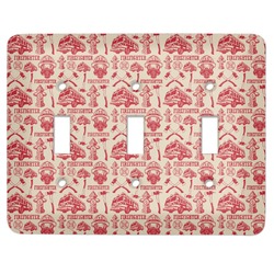 Firefighter Light Switch Cover (3 Toggle Plate)