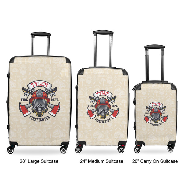 Firefighter Career Luggage Bags all sizes - With Handle