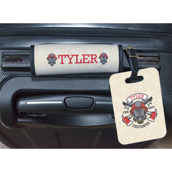 Firefighter Career Luggage Wrap & Tag