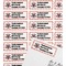Firefighter Career Mailing Label on Envelope - Multiple Labels