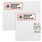 Firefighter Career Mailing Labels - Double Stack Close Up