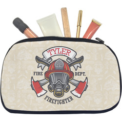 Firefighter Makeup / Cosmetic Bag - Medium (Personalized)