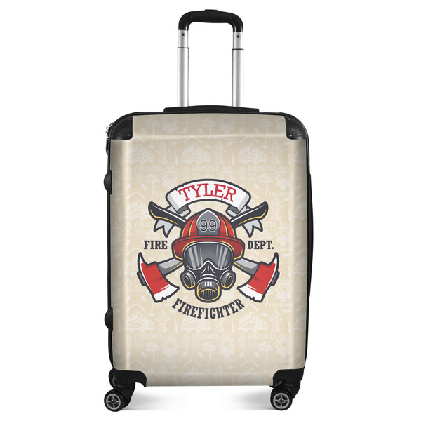 Custom Firefighter Suitcase - 24" Medium - Checked (Personalized)