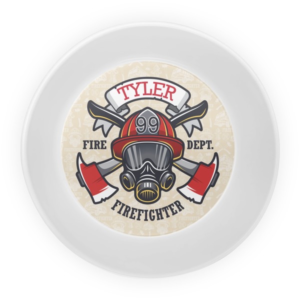 Firefighter Career Melamine Bowl - Center