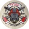 Firefighter Career Melamine Plate (Personalized)