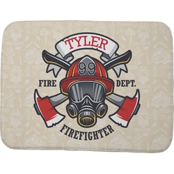 Firefighter Memory Foam Bath Mat - 48"x36" (Personalized)