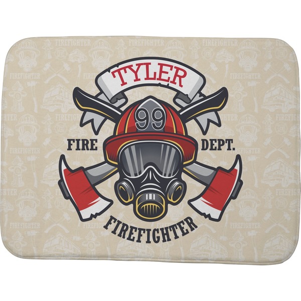 Firefighter Career Memory Foam Bath Mat 48 X 36