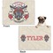 Firefighter Career Microfleece Dog Blanket - Regular - Front & Back