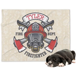 Firefighter Dog Blanket (Personalized)