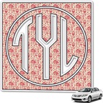 Firefighter Monogram Car Decal (Personalized)