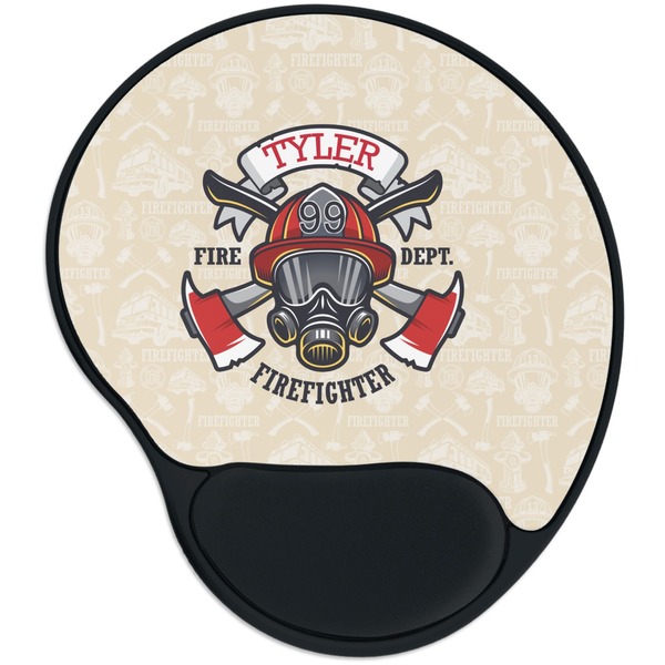 Custom Firefighter Mouse Pad with Wrist Support