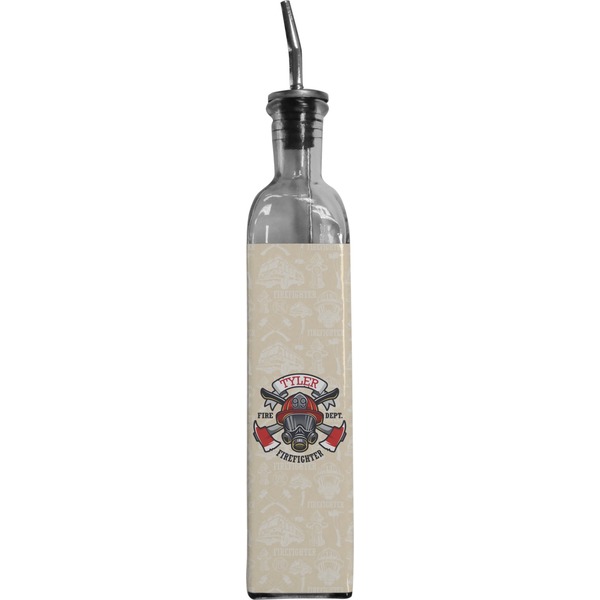 Custom Firefighter Oil Dispenser Bottle (Personalized)