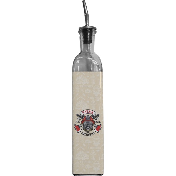 Custom Firefighter Oil Dispenser Bottle (Personalized)