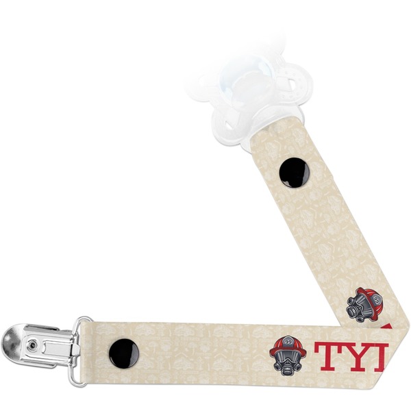 Custom Firefighter Pacifier Clip (Personalized)