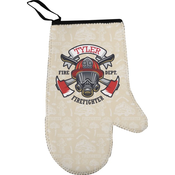Custom Firefighter Oven Mitt (Personalized)