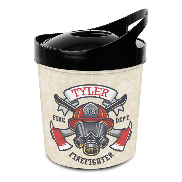 Custom Firefighter Plastic Ice Bucket (Personalized)