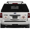 Firefighter Career Personalized Square Car Magnets on Ford Explorer
