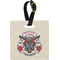 Firefighter Career Personalized Square Luggage Tag