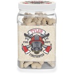 Firefighter Dog Treat Jar (Personalized)