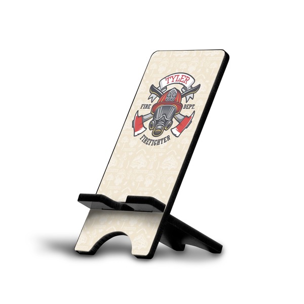 Custom Firefighter Cell Phone Stand (Small) (Personalized)