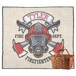 Firefighter Outdoor Picnic Blanket (Personalized)