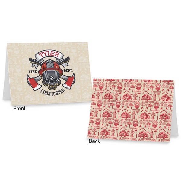 Firefighter Career Postcard - Front and Back