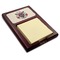 Firefighter Career Red Mahogany Sticky Note Holder - Angle