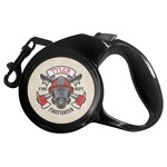 Firefighter Retractable Dog Leash - Large (Personalized)