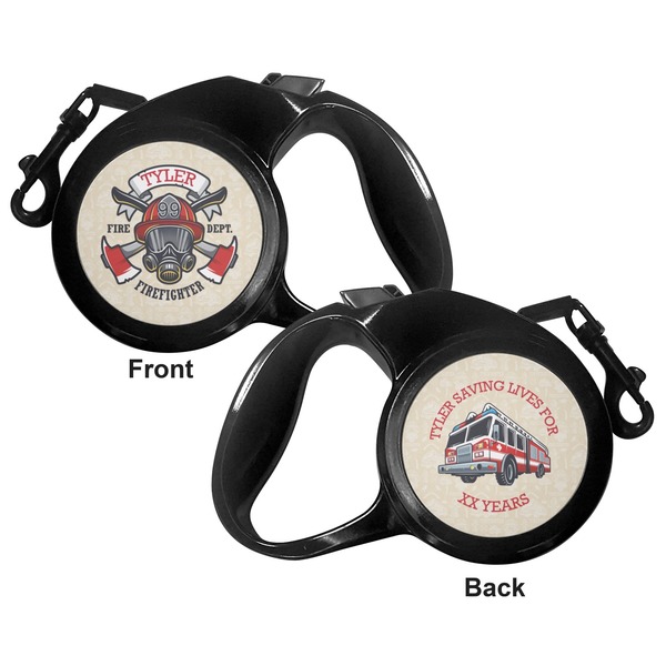 Firefighter Career Retractable Dog Leash - Small - Apvl