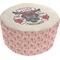Firefighter Career Round Pouf Ottoman (Top)