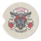 Firefighter Career Sandstone Car Coaster - Single