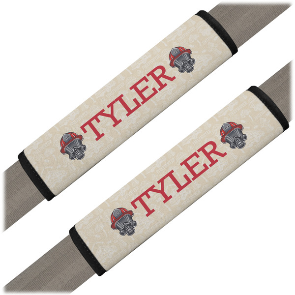 Custom Firefighter Seat Belt Covers (Set of 2) (Personalized)