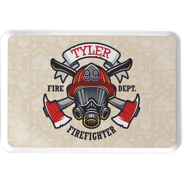 Custom Firefighter Serving Tray (Personalized)