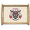 Firefighter Natural Wooden Tray - Large (Personalized)