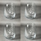 Firefighter Career Set of Four Personalized Stemless Wineglasses (Approval)
