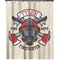 Firefighter Extra Long Shower Curtain - 70"x84" (Personalized)