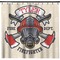 Firefighter Shower Curtain - Custom Size (Personalized)