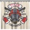 Firefighter Shower Curtain (Personalized)