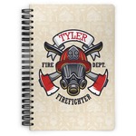 Firefighter Spiral Notebook - 7x10 w/ Name or Text