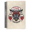 Firefighter Career Spiral Journal Large - Front View