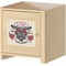 Firefighter Career Square Wall Decal on Wooden Cabinet