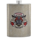 Firefighter Stainless Steel Flask (Personalized)