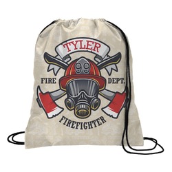 Firefighter Drawstring Backpack - Small (Personalized)