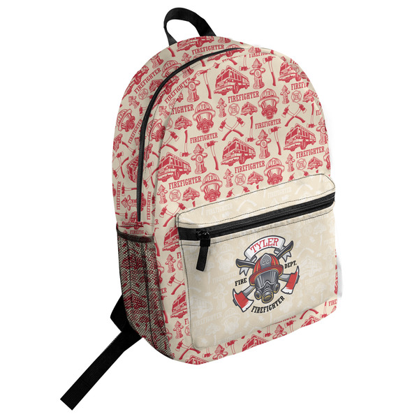 Custom Firefighter Student Backpack (Personalized)
